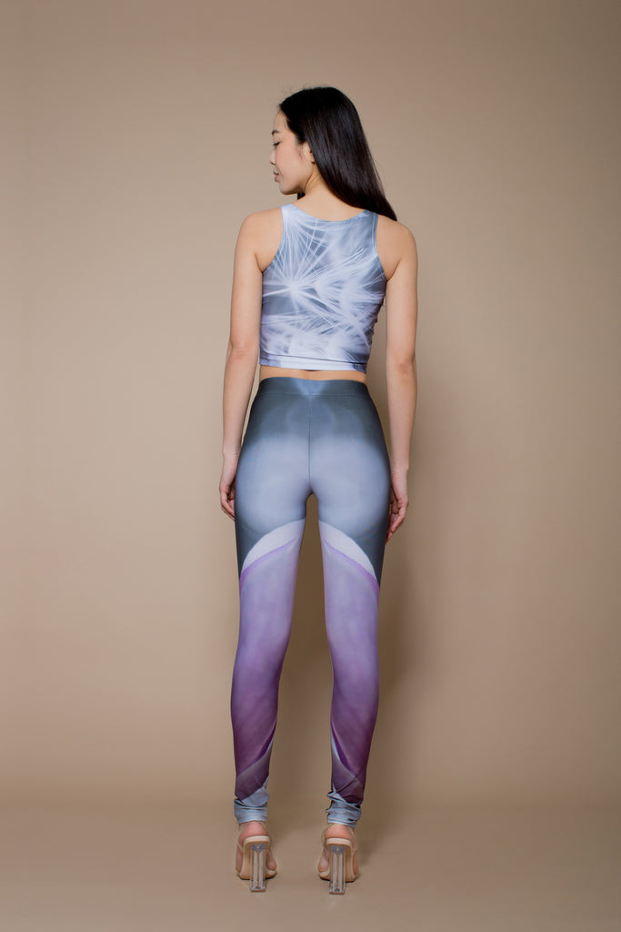 Vancouver Spring Leggings (Grey Edition) - French Lime